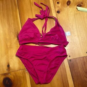Pink bikini set